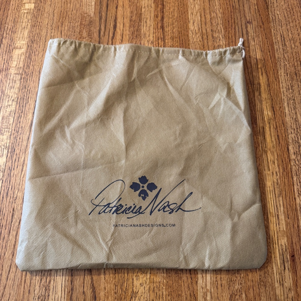 Patricia Nash, Dust Bag, Purse / Wallet Protector, Drawstring Top 13” X 13”